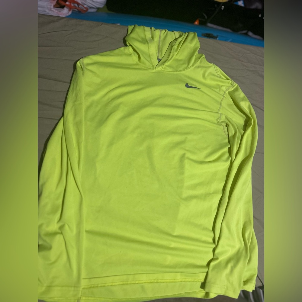 Nike Dri-FIT Vibrant Lime Hoodie